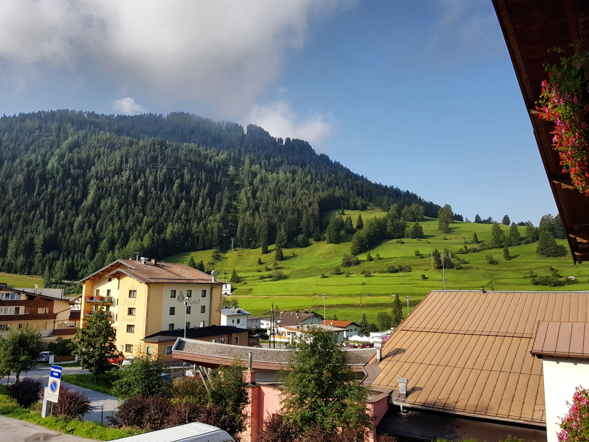 mit herrlicher Aussicht vom Zimmer aus